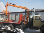 Продам Лесовозный тягач Урал43204-40 (с гидроманипулятором и прицеп-роспуском)