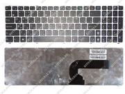 Клавиатура для ноутбука ASUS X61 RU Black (Silver frame)