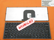 Клавиатура для ноутбука SONY Sony VPC-YA RU Black (с серой рамкой)
