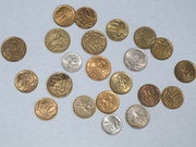 монеты разных годов 1998-2008 