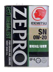 моторное масло Idemitsu Zepro Eco Medalist 0W20 SN