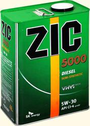 Продам моторное масло ZIC 5000 5w30 CI-4